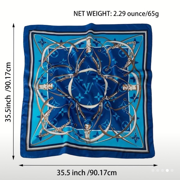 Printed Square Scarfπ - Picture 11 of 11